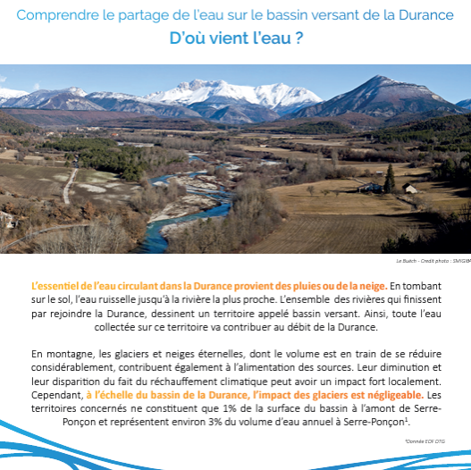Exemple fiche pédagogique - d'où vient l'eau ?